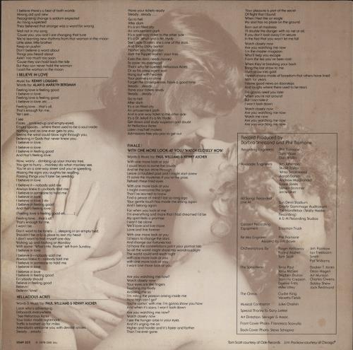 Barbra Streisand A Star Is Born vinyl LP album (LP record) Japanese BARLPAS163515