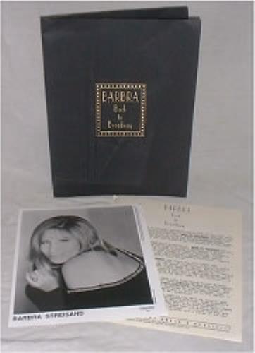 Barbra Streisand Back To Broadway media press pack US BARPPBA29267