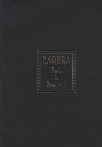 Barbra Streisand Back To Broadway media press pack US BARPPBA338217