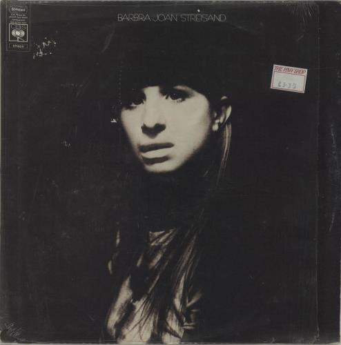 Barbra Streisand Barbra Joan Streisand + Shrink vinyl LP album (LP record) UK BARLPBA685813