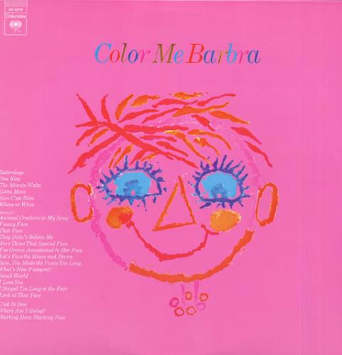 Barbra Streisand Color Me Barbra vinyl LP album (LP record) US BARLPCO337104