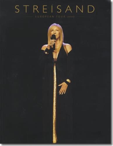 Barbra Streisand European Tour 2007 tour programme UK BARTREU416991
