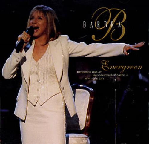 Barbra Streisand Evergreen CD single (CD5 / 5") US BARC5EV35289