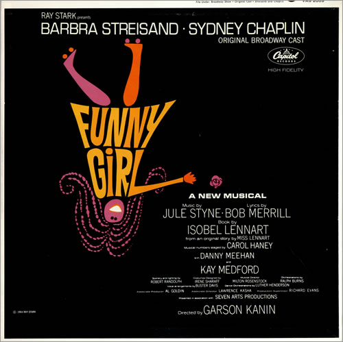 Barbra Streisand Funny Girl vinyl LP album (LP record) US BARLPFU475365