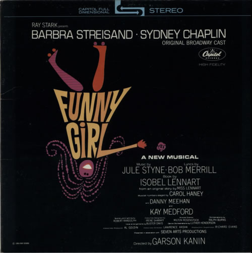 Barbra Streisand Funny Girl vinyl LP album (LP record) US BARLPFU613167