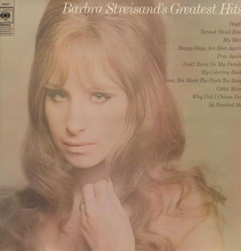 Barbra Streisand Greatest Hits - 1st - Matte vinyl LP album (LP record) UK BARLPGR362113