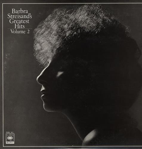 Barbra Streisand Greatest Hits Volume 2 vinyl LP album (LP record) Japanese BARLPGR144477