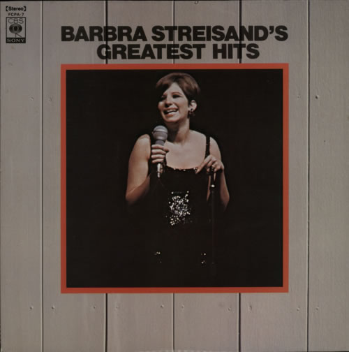 Barbra Streisand Greatest Hits vinyl LP album (LP record) Japanese BARLPGR144472