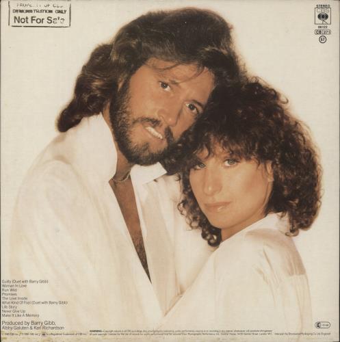 Barbra Streisand Guilty - EX vinyl LP album (LP record) UK BARLPGU889590
