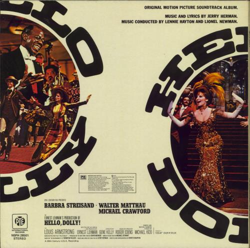 Barbra Streisand Hello Dolly! vinyl LP album (LP record) UK BARLPHE98781