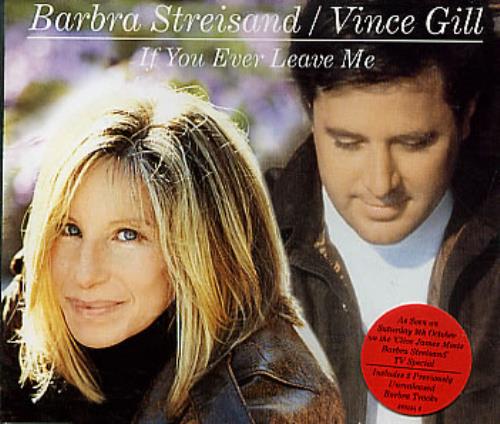 Barbra Streisand If You Ever Leave Me CD single (CD5 / 5") European BARC5IF147370