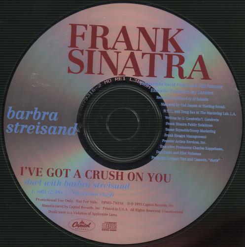Barbra Streisand I've Got A Crush On You CD single (CD5 / 5") US BARC5IV38201