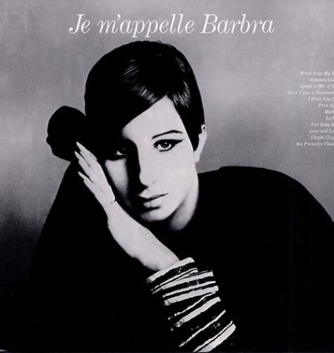 Barbra Streisand Je M'Appelle Barbra vinyl LP album (LP record) US BARLPJE337107