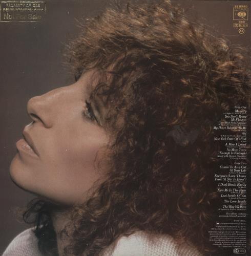 Barbra Streisand Love Songs + Inner vinyl LP album (LP record) UK BARLPLO878632