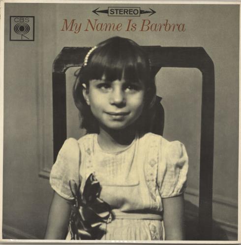 Barbra Streisand My Name Is Barbra vinyl LP album (LP record) UK BARLPMY331279