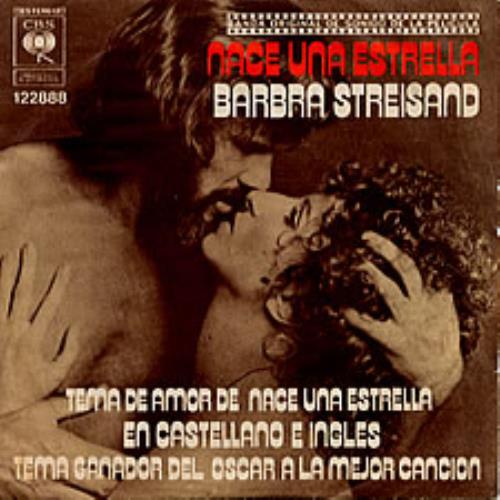 Barbra Streisand Nace Una Estrella 7" vinyl single (7 inch record / 45) Argentinean BAR07NA242532