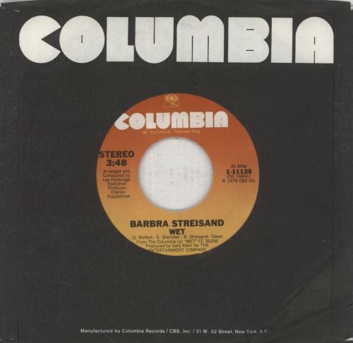 Barbra Streisand No More Tears 7" vinyl single (7 inch record / 45) US BAR07NO62428