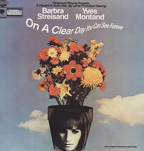 Barbra Streisand On A Clear Day You Can See Forever vinyl LP album (LP record) US BARLPON337034