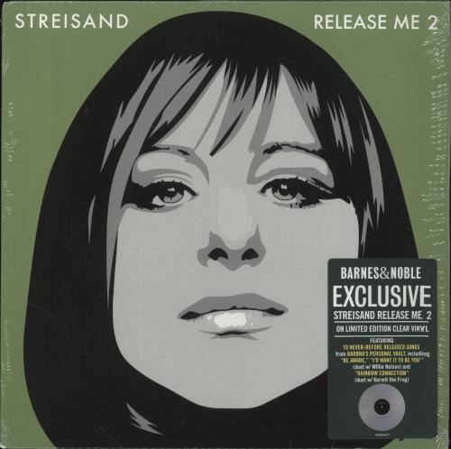 Barbra Streisand Release Me 2 - Clear Vinyl - Sealed vinyl LP album (LP record) US BARLPRE850119