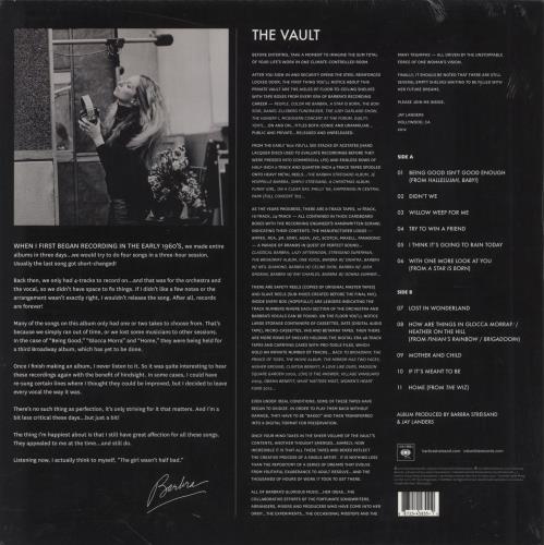 Barbra Streisand Release Me vinyl LP album (LP record) UK BARLPRE862227