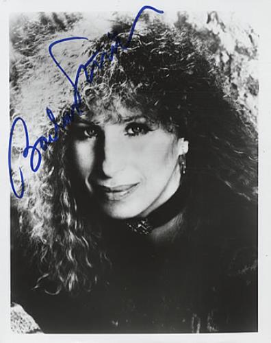 Barbra Streisand Signed Photogaph photograph US BARPHSI258418