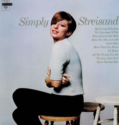 Barbra Streisand Simply Streisand vinyl LP album (LP record) US BARLPSI337101