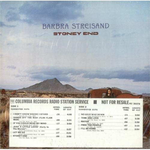 Barbra Streisand Stoney End vinyl LP album (LP record) US BARLPST141435