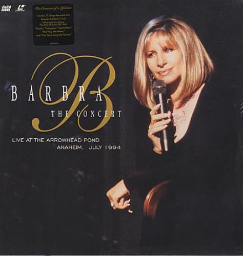 Barbra Streisand The Concert - Sealed laserdisc / lazerdisc US BARLZTH388506