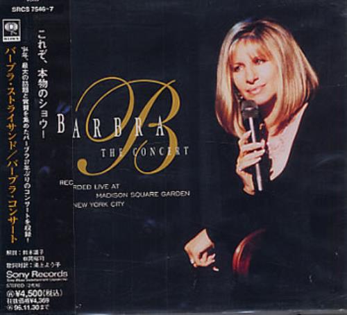 Barbra Streisand The Concert 2 CD album set (Double CD) Japanese BAR2CTH151518