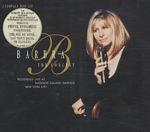 Barbra Streisand The Concert 2 CD album set (Double CD) UK BAR2CTH341043