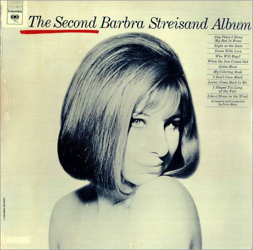 Barbra Streisand The Second Barbra Streisand Album vinyl LP album (LP record) US BARLPTH452463