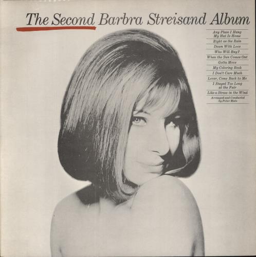 Barbra Streisand The Second Barbra Streisand Album vinyl LP album (LP record) UK BARLPTH509792