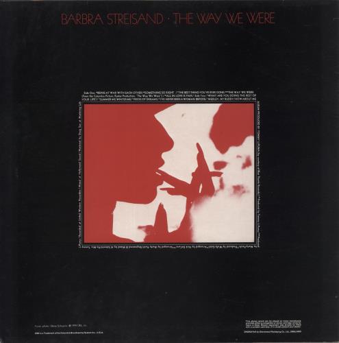 Barbra Streisand The Way We Were - Mislabeled vinyl LP album (LP record) UK BARLPTH879518