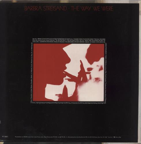 Barbra Streisand The Way We Were vinyl LP album (LP record) US BARLPTH859380