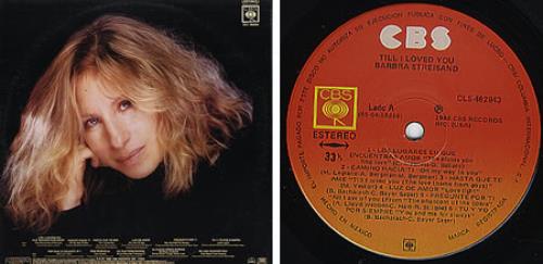 Barbra Streisand Till I Loved You vinyl LP album (LP record) Mexican BARLPTI238101