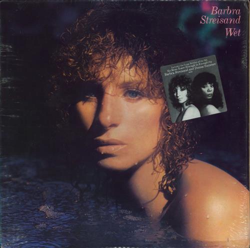 Barbra Streisand Wet - Stickered Shrink vinyl LP album (LP record) US BARLPWE774572