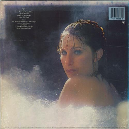 Barbra Streisand Wet - Stickered Shrink vinyl LP album (LP record) US BARLPWE774572