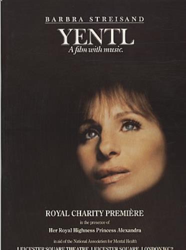 Barbra Streisand Yentl press book UK BARPBYE325633