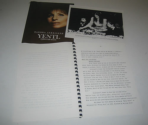 Barbra Streisand Yentl media press pack UK BARPPYE37236