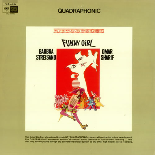 Barbra Streisand Funny Girl Quad US vinyl LP album (LP record) (446652)