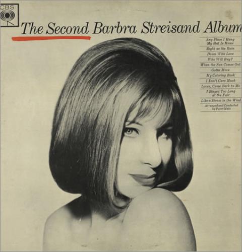 Barbra Streisand The Second Album Mono Original UK vinyl LP album