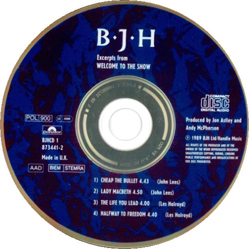 Barclay James Harvest Excerpts From Welcome To The Snow CD single (CD5 / 5") UK BJHC5EX106956