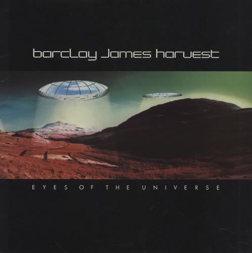 Barclay James Harvest Eyes Of The Universe + Insert vinyl LP album (LP record) UK BJHLPEY758111