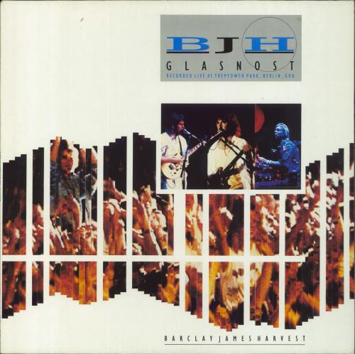 Barclay James Harvest Glasnost vinyl LP album (LP record) German BJHLPGL823519