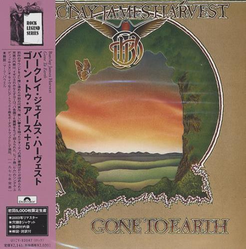 Barclay James Harvest Gone To Earth CD album (CDLP) Japanese BJHCDGO407513