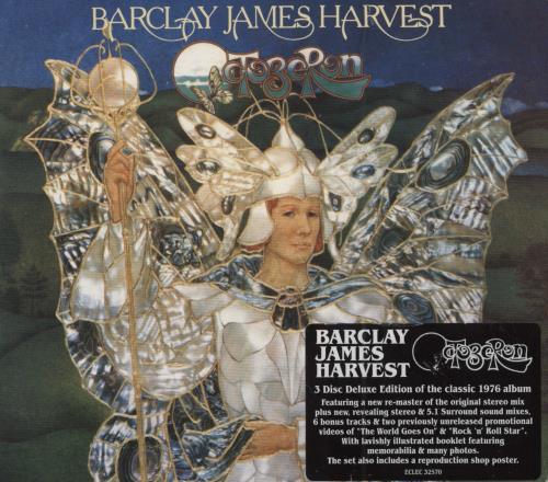 Barclay James Harvest Octoberon 3-disc CD/DVD Set UK BJH3DOC790883