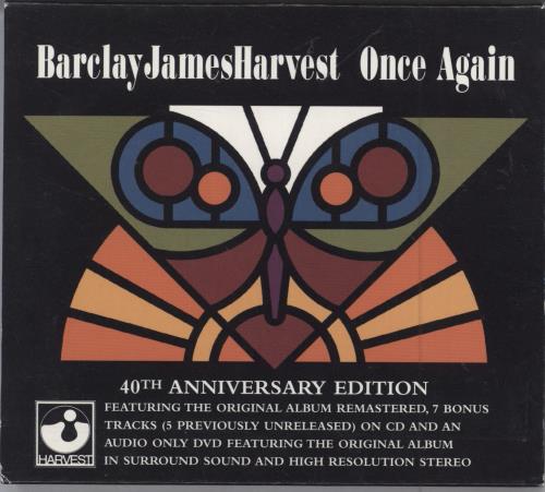 Barclay James Harvest Once Again 2-disc CD/DVD set UK BJH2DON528716