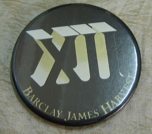 Barclay James Harvest XII badge UK BJHBGXI404348