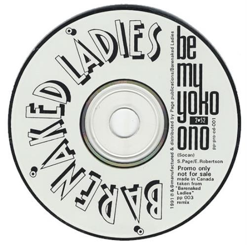 Barenaked Ladies Be My Yoko Ono CD single (CD5 / 5") Canadian BIEC5BE215898