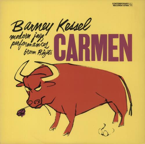 Barney Kessel Carmen vinyl LP album (LP record) US BC0LPCA875624